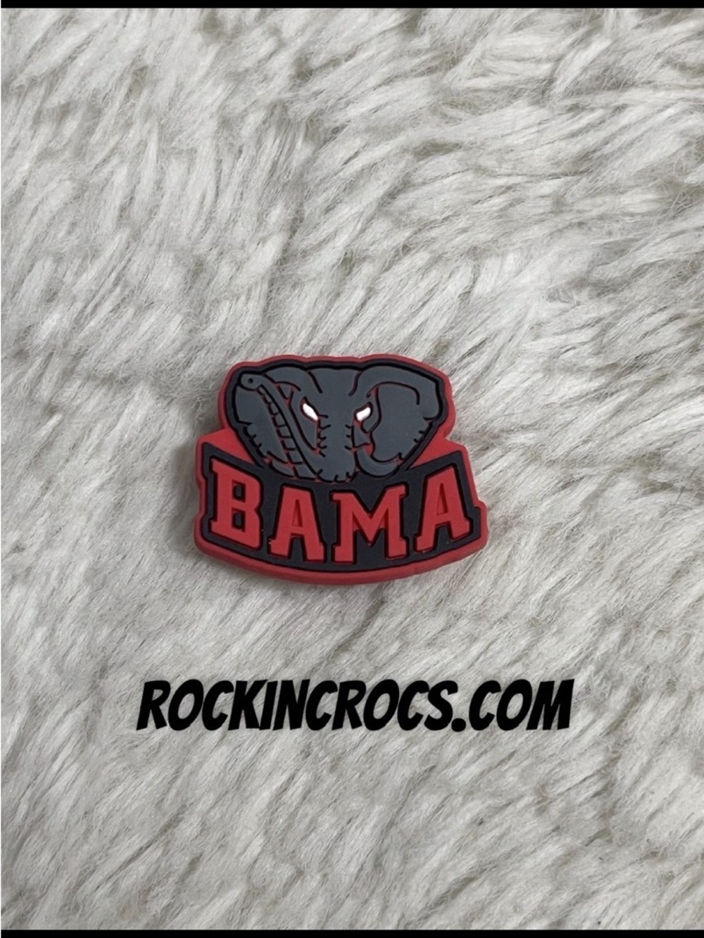 Alabama Crimson Tide Croc Charm